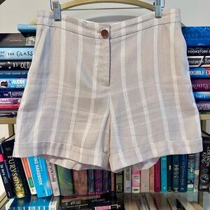 Ted Baker London Tailored High-Waist Stripe Shorts ✨🤍